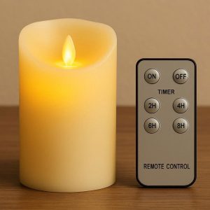 1 Flameless LED Candle Light with Remote Control and Timer