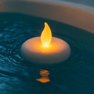 15 Floating Waterproof LED Candle for Pool and Bathtub