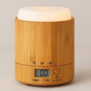 Bamboo Essential Oil Diffuser with Timer and Auto Shutoff