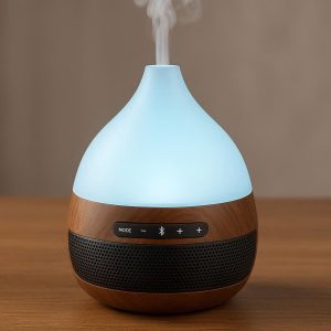 Essential Oil Diffuser with Bluetooth Speaker Combination