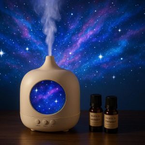 Galaxy Projector Diffuser with Essential Oils and Stars